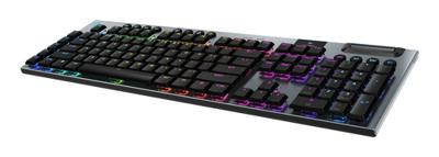Gamingtoetsenbord - draadloos - Logitech G - G915 X - Clicky-schakelaar - AZERTY - Zwart - thumbnail