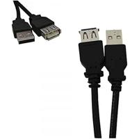 USB-kabel EDM 51253 Zwart - thumbnail