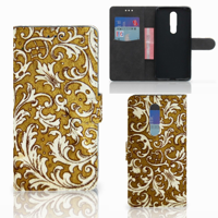 Wallet Case Nokia 3.1 Plus Barok Goud - thumbnail