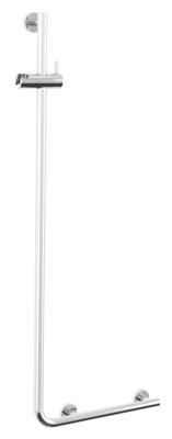 Wandbeugel met Glijstang Tiger Boston Comfort en Safety 114 cm Links RVS - thumbnail