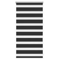 Duo Rolgordijn 40x100cm Zwart - thumbnail