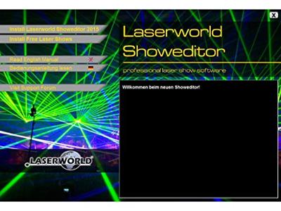 LASERWORLD ShowNET incl. Showeditor Lasershow Software - thumbnail