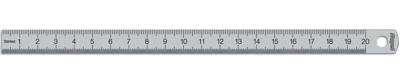 Maped lat Staal, dubbele graduatie, 20 cm