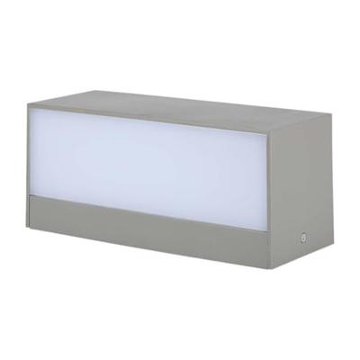 LED-wandlamp Lumi grijs 12W Up-Down warm-wit