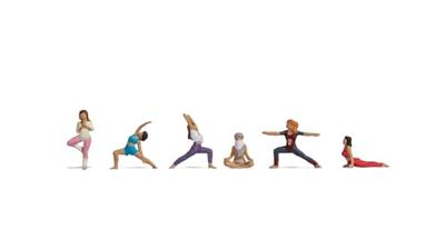 NOCH 15888 H0 Yogagroep figuren Geverfd, Staand, Zittend