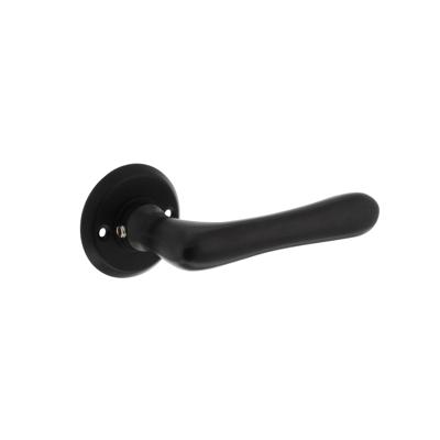 Intersteel DeurklinkTrento rond rozet zwart - 0023.044502