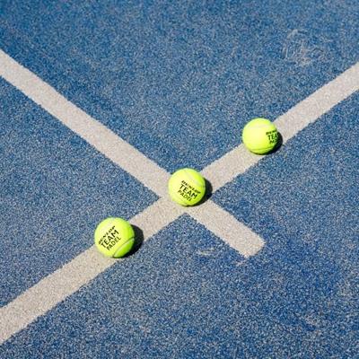 Dunlop Slazenger TEAM PADEL 3PET Padelballen Geel Dunlop Slazenger TEAM PADEL 3PET Padelballen Geel
