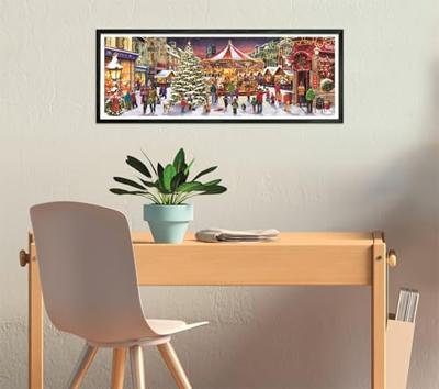 Clementoni Classic Collections Panorama Puzzel Kerst 1000 Stukjes