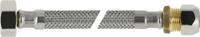 Flexibele aansluitslang - rvs gevlochten - knel x binnendraad - 12mm x 3/8 - DN8 - lengte 35cm - thumbnail