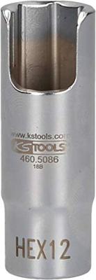 KS Tools 460.5086 3/8 speciale haakse buisverbinder-steekdop, 12 mm
