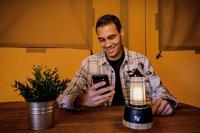 Brennenstuhl 1171800010 Campinglantaarn, Campinglamp 350 lm werkt op een accu 570 g Zwart, Hout - thumbnail