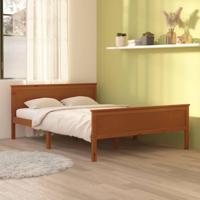Bedframe massief grenenhout honingbruin 120x200 cm - thumbnail