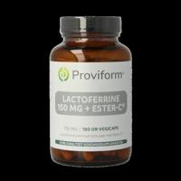 Lactoferrine puur 150mg + ester C 180 Vegetarische capsules - thumbnail