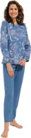 Dames pyjama - Blue Flower - katoenen pyjama maat 36 - thumbnail