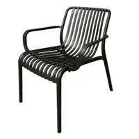 Vita Porto Loungestoel - Zwart - thumbnail