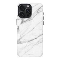 Lunso iPhone 15 Pro Back cover hoesje Magsafe - Marble Vana - thumbnail