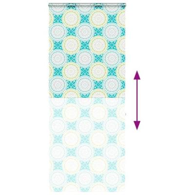 Doucherolgordijn met cassette 110x240 cm stofbreedte 106 cm
