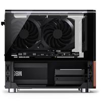 Jonsbo Mini-tower PC-behuizing, Behuizing, Gaming-behuizing Zwart - thumbnail