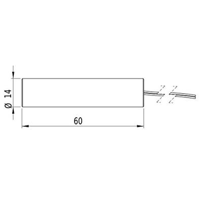Picotronic Lasermodule Lijn Groen 3 mW LD532-3-3(14x60)