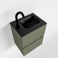 MONDIAZ ADA 40cm toiletmeubel army. LEX wastafel urban links 1 kraangat - thumbnail