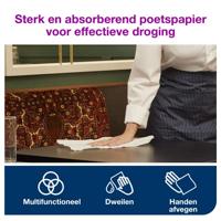 TORK 473472 Reflex™ Schoonmaakdoek 2 lagen - thumbnail
