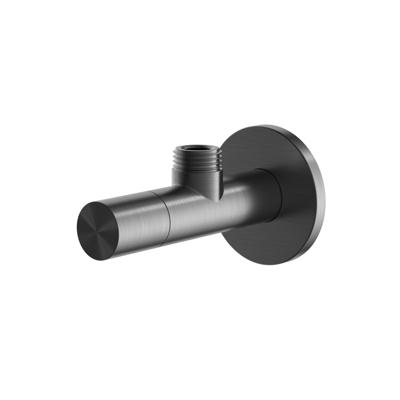 Hotbath Archie Hoekstopkraan Rond Met Filter 1/2 Geborsteld Gunmetal PVD Hotbath Archie Hoekstopkraan Rond Met Filter 1/2 Geborsteld Gunmetal PVD