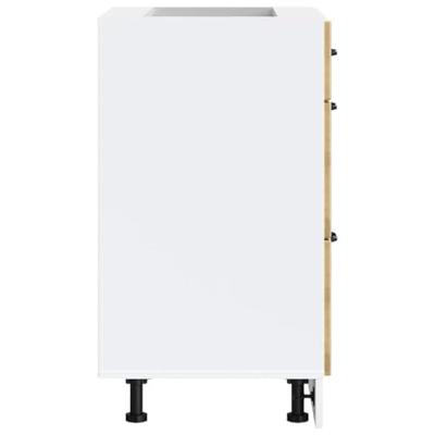 Keuken onderkast Lucca bewerkt hout artisanaal eikenkleur Keuken onderkast Lucca bewerkt hout artisanaal eikenkleur