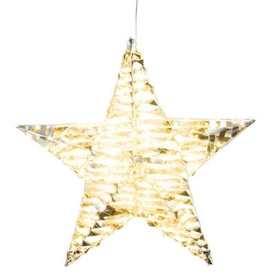 Verlichte Ster Hangend Goud 300 LED Gehlmann - Gehlmann Verlichte Ster Hangend Goud 300 LED Gehlmann - Gehlmann