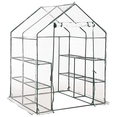 Tuinkas met 8 schappen 143x143x195 cm Tuinkas met 8 schappen 143x143x195 cm