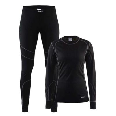 Craft 1909706 CORE Dry Baselayer Set W - Black - M Craft 1909706 CORE Dry Baselayer Set W - Black - M
