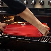 Emile Henry Broodbakvorm voor 3 baguettes - Fusain - thumbnail