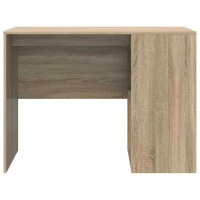 Bureau met plank Sonoma eiken 102 x 50 x 75 cm Bewerkt hout