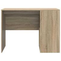 Bureau met plank Sonoma eiken 102 x 50 x 75 cm Bewerkt hout - thumbnail
