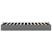 Bedframe zonder matras 100x200 cm stof donkergrijs - thumbnail