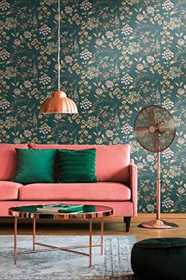 Livingwalls Metropolitan Stories. Travel Stories - Petrol - Grafisch - 391174