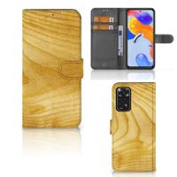 Xiaomi Redmi Note 11 Pro 5G/4G | Book Style Case | Licht Hout - thumbnail