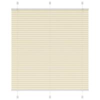 Pliss rolgordijn 115x100cm stofbreedte 114,4cm polyester crme - thumbnail