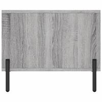 Salontafel 90x50x40 cm bewerkt hout grijs sonoma eikenkleurig - thumbnail