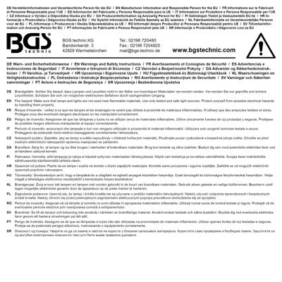 BGS technic COB LED Battery Work Light Foldable