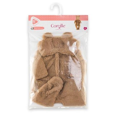 Corolle bunting brown bear onesie - 42cm