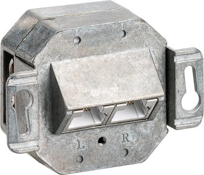 RJ45 Wandcontactdoos Inbouw - 2x RJ45 - CAT-5e - Incl. Afdekraam - Afgeschermde Netwerkdoos - 10 Gigabit - Wit RJ45 Wandcontactdoos Inbouw - 2x RJ45 - CAT-5e - Incl. Afdekraam - Afgeschermde Netwerkdoos - 10 Gigabit - Wit