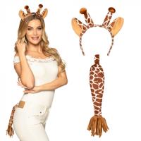 Boland verkleedset giraffe - thumbnail