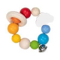 Goki houten grijpring regenboog - thumbnail