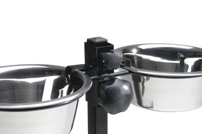 Beeztees Voerbak Standaard RVS Bak 16cm Zwart
