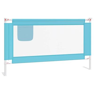 VidaXL Bedhekje peuter 140x25 cm stof blauw