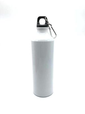 Aluminium buitensport waterfles draagbare alpinisme fles rijden waterfles capaciteit: 500ml (wit)