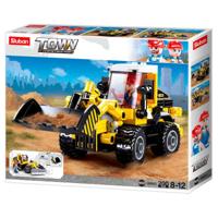 Sluban Wheel Loader bouwstenen set - thumbnail