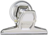 MAUL papierklem bulldogclip magnetisch 75mm blister 3 st verchroomd - thumbnail