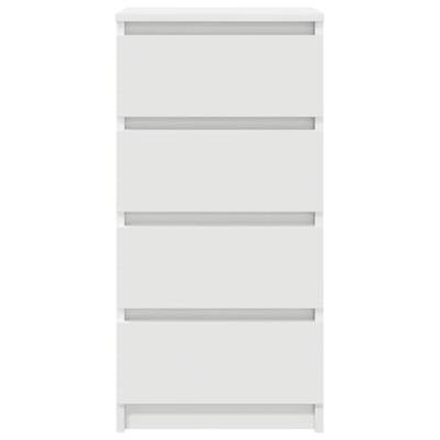 Dressoir 37,5x35x76 cm bewerkt hout wit Dressoir 37,5x35x76 cm bewerkt hout wit