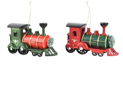 Trein kunststof L12,5b5h7,5 cm a2 Shatterproof Decoris - Decoris